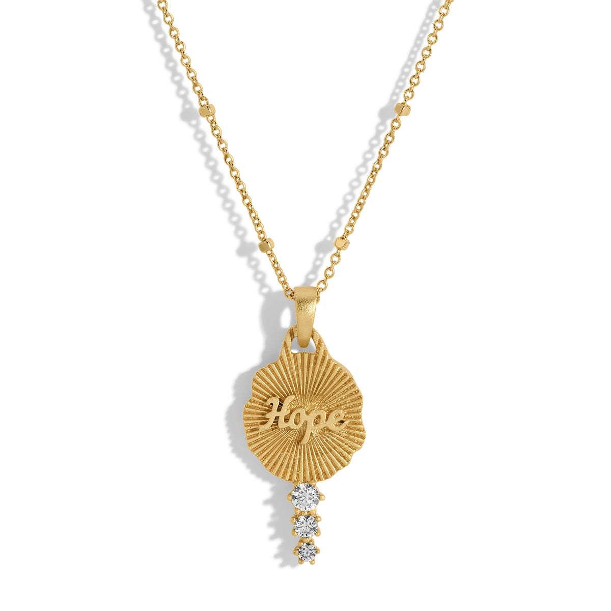 Key of Hope Necklace - Gold