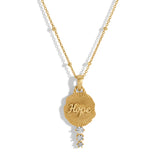 Key of Hope Necklace - Gold