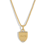 Shield of Faith Necklace - Gold