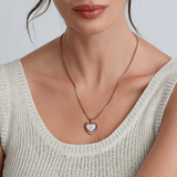 Sacred Pearl Heart Necklace