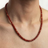 The Bond Necklace - Red Agate