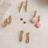 Conch Shell Earrings - Pink Conch