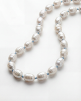 Something Blue Silk Anklet