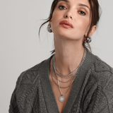 Naples 3 Prong Tennis Necklace