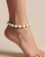 Something Blue Silk Anklet