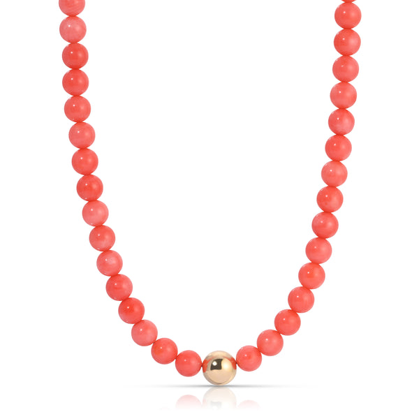 Take Me Away Necklace - Coral