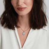 Lady Lourdes Pendant - Aqua