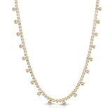 Boca Raton Shaker Tennis Necklace