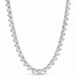 Heavenly Heart Tennis Necklace