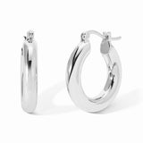 Gigi Silver Midi Hoop