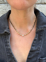 Mariah Pave Heart Necklace