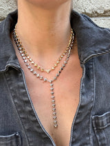 Mariah Gold Heart Lariat