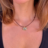 Claudia Adjustable Leather Necklace