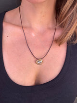 Claudia Adjustable Leather Necklace