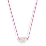Pink Rare Find Cord Necklace