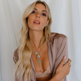 Our Emerald Lady of Guadalupe Necklace