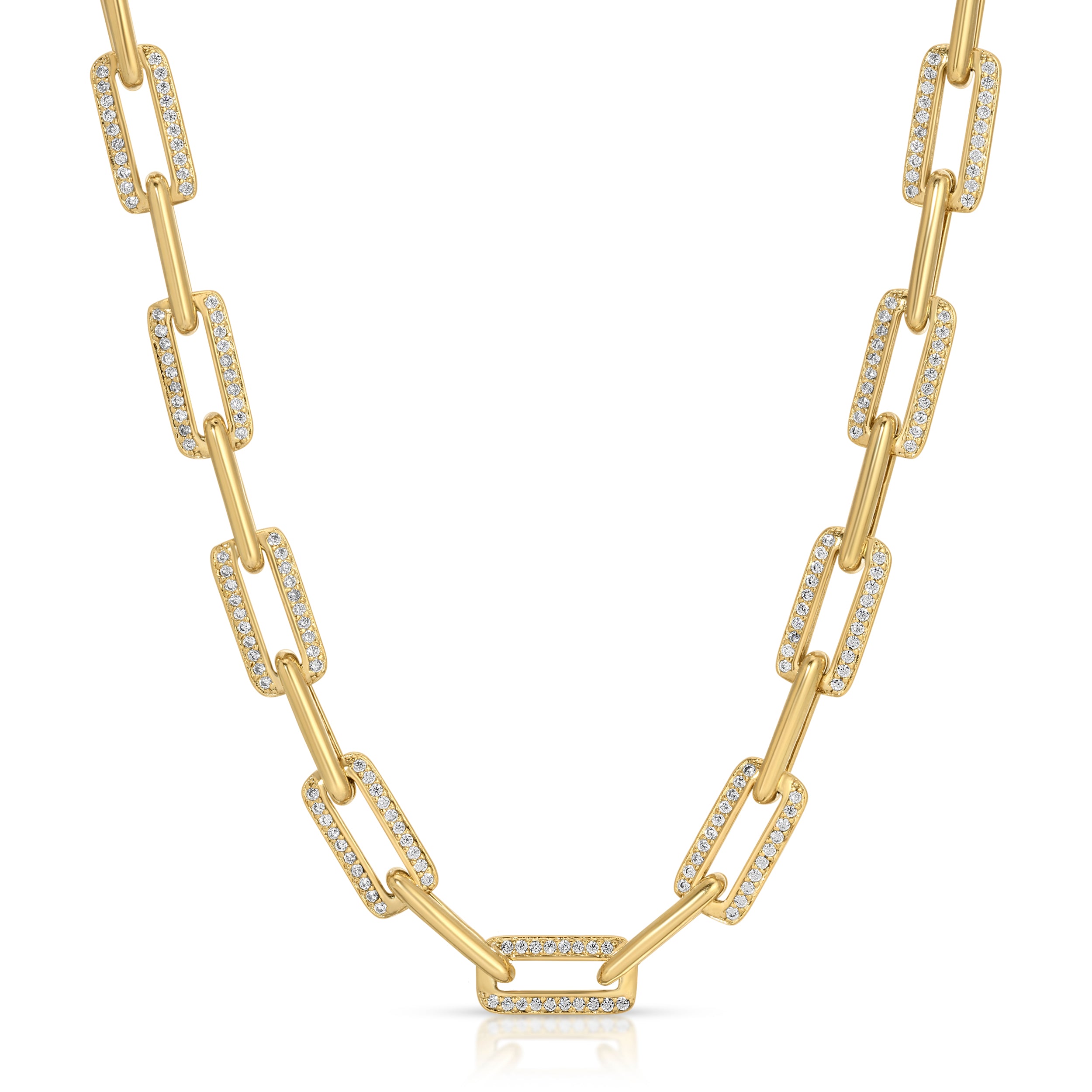 アクセサリー DIFFERENT NECKLACE PREMIUM Palm Beach Pave Link Necklace – Joy Dravecky