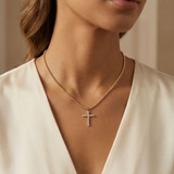 Francesca Beaded Necklace - Gold