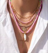 Rainbow Of Sunshine Beaded Necklace