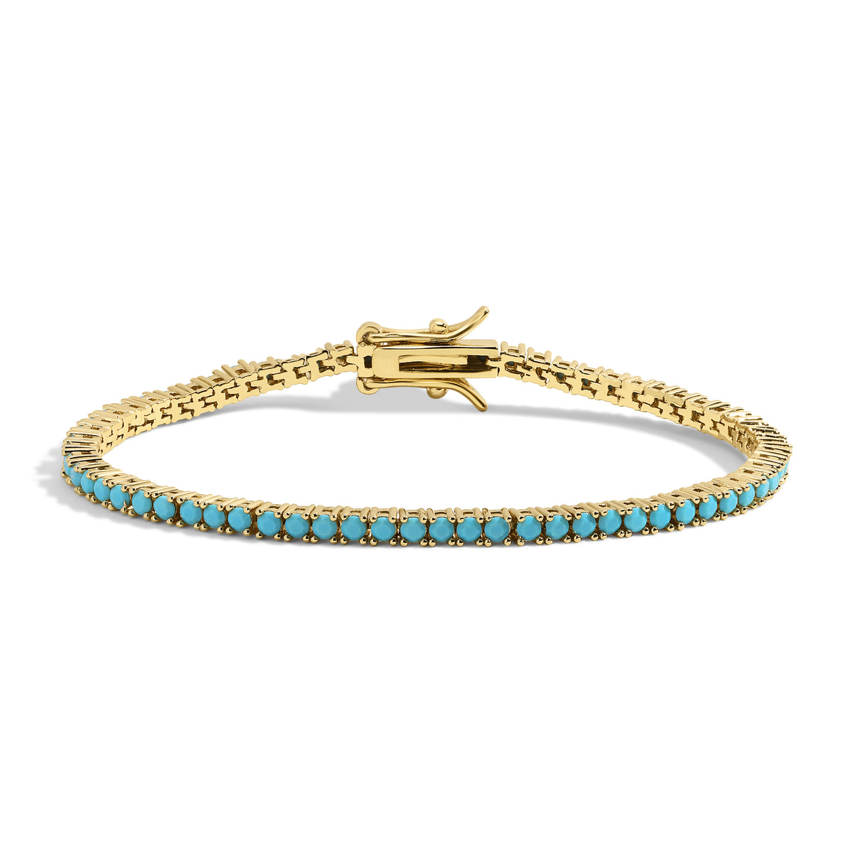 She's A Gem Tennis Bracelet - TURQUOISE