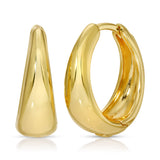 On Point Click Hoop - Silver