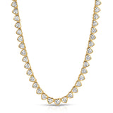 Heavenly Heart Tennis Necklace