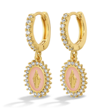 Baby Pink Lady Lourdes Huggie