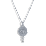 Silver Key of Hope Necklace