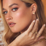 Sunset Voyage Stud in Clear