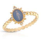 French Blue Lady Lourdes Ring