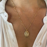 Gold-Filled Mary Pendant