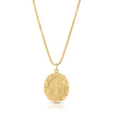 Gold Filled Scalloped Cross