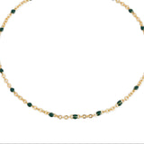 Enamel Beaded Bracelet in Black