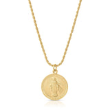 Gold-Filled Miraculous Mary Necklace