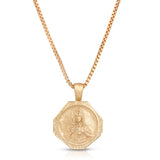 Sofia Pendant Necklace in Coral