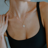 Two-Tone Lady Lourdes Pendant