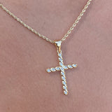 Vintage French Cross Necklace