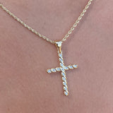 Vintage French Cross Necklace
