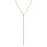 Gracie Y Necklace - Clear