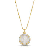 Petite Mother Mary Necklace