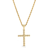 Vintage French Cross Necklace