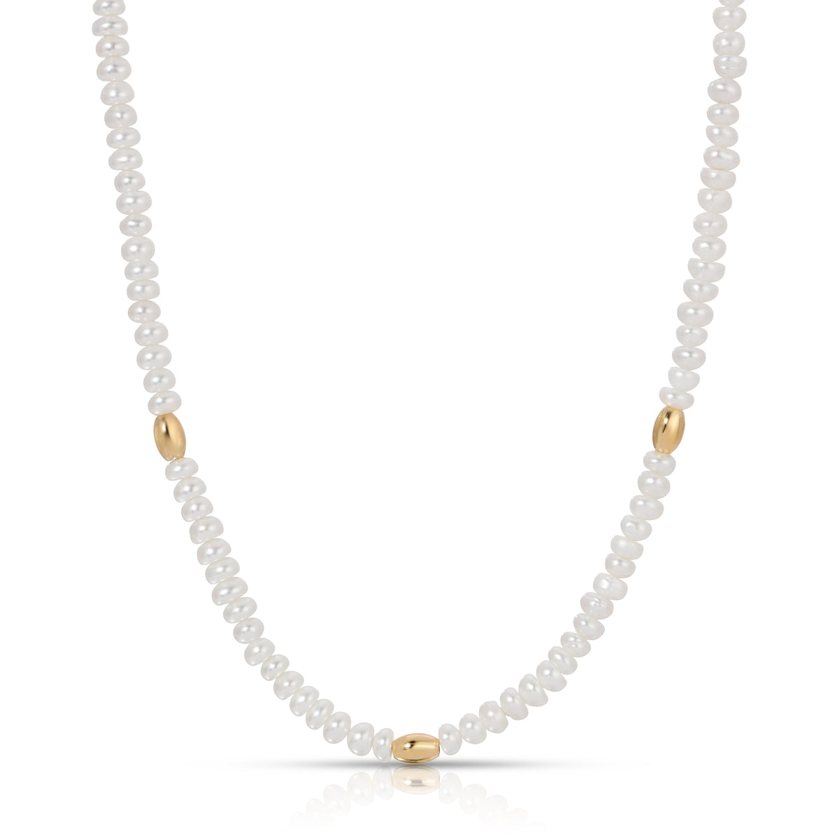 Bali Beaded Pearl Choker