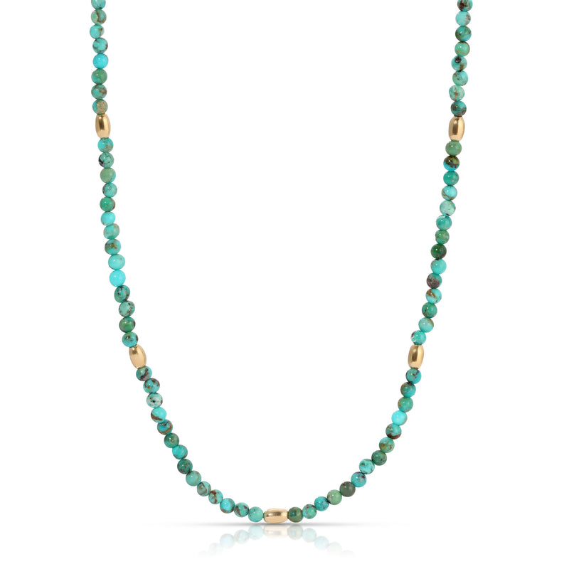 Juego De Joyería Turquesa — Collar De 40 Cm, Pulsera Elástica Y Pendientes De Gota, Estilo Boho, Plata Chapada