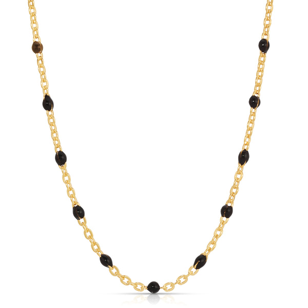 Gold filled Enamel Choker