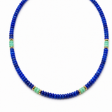 OPAL DRIFT NECKLACE - Azure and Green Opal