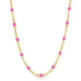 Gold Filled Enamel Choker