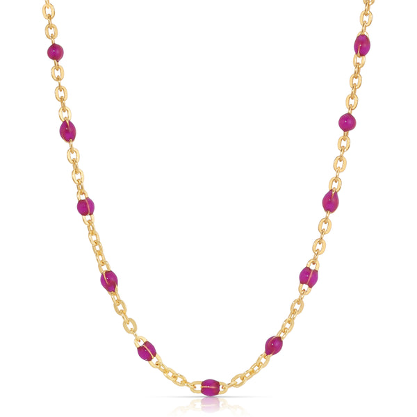 Gold filled Enamel Choker