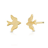 Gold-filled Sparrow stud