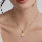 Joy Dravecky Love Charm Necklace, close-up detail