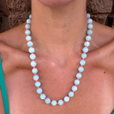 Rainbow Sherbet Gemstone Necklace - Powder Blue and Sherbert